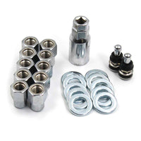 Race Star Pro Forged Open End Deluxe Lug Kit 1/2in. Open .50in. Shank 13/16in. Head - Set of 10