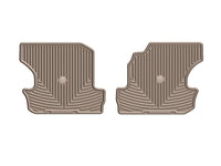 WeatherTech 2018+ Jeep Wrangler Rear Rubber Mats - Tan
