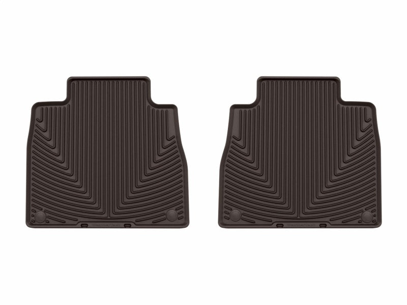 WeatherTech 20-25 Mercedes-Benz AMG GLS 63 SUV 2nd Row Rear All-Weather Floor Mats - Cocoa