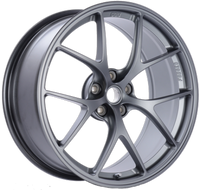 BBS FI 20x9.5 5x120 ET26 CB72.5 Titanium Wheel -82mm PFS/Clip Req