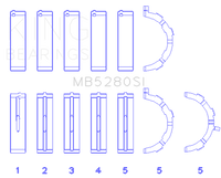 King Engine Bearings Ford 281CI/330CI 4.6L/5.4L V8 (Size +1.0) Main Bearing Set