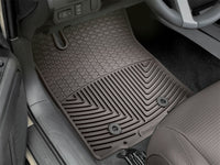 WeatherTech 2016+ Toyota Tacoma Access/Double Cab (A/T Only) Front Rubber Mats - Cocoa