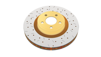 DBA 97-04 Corvette C5/C6 Rear Drilled & Slotted 4000 Series Rotor