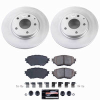 Power Stop 14-16 Mazda 3 Front Z23 Coated Brake Kit