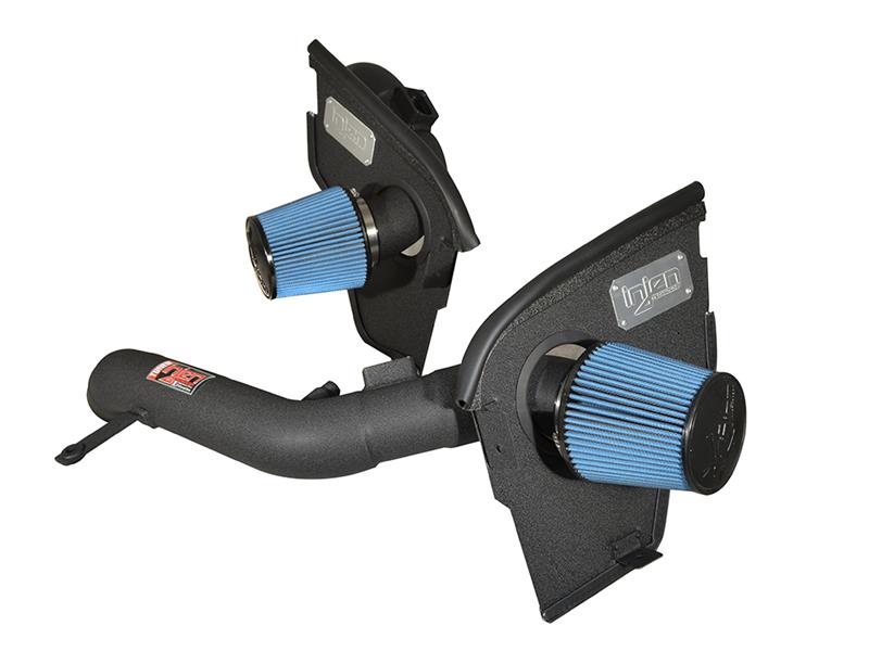 Injen 2015 M3/M4 3.0L Twin Turbo Wrinkle Black Short Ram 2pc. Intake System w/ MR Technology