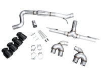 AWE Tuning MK8 Volkswagen Golf R 3in Track Edition Quad Exhaust - Diamond Black Tips