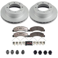 Power Stop 00-05 Ford Excursion Front Z36 Coated Truck & Tow Brake Kit