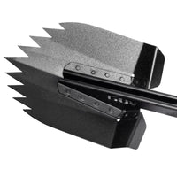 Go Rhino Xventure Gear Sharktooth Stackable Shovel - Textured Black