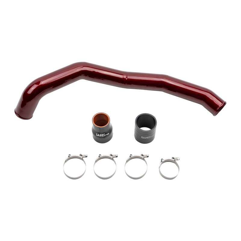 Wehrli 01-04 GM Duramax LB7 Driver Side 3in Intercooler Pipe - Bengal Silver