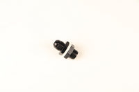 Fragola -8AN Fuel Cell Bulkhead w/ Washers and Nut - Black