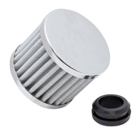 K&N Breather 1in Flg W/1in-1/4in Grmt 3in od X 2-3/8in h
