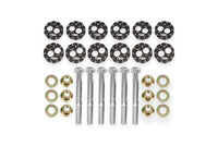 BMR 97-04 Chevrolet Corvette C5 Front & Rear Lower Control Arms Camber Bolt Kit - Black Anodized
