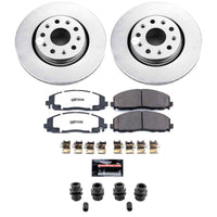 Power Stop 20-25 Jeep Gladiator Front Z36 Coated Truck & Tow Brake Kit