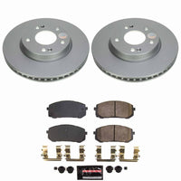 Power Stop 21-25 Hyundai Elantra Front Z23 Coated Brake Kit