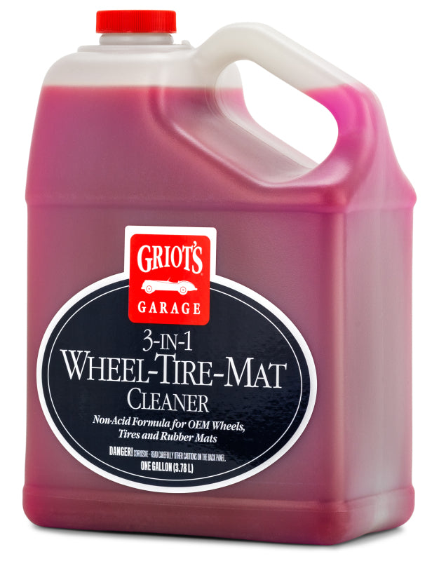 Griots Garage 3-in-1 Wheel-Tire-Mat Cleaner - 1 Gallon