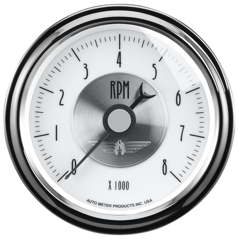 Autometer Prestige Series Pearl 2-1/16in 100PSI Electronic Oil Pressure Gauge