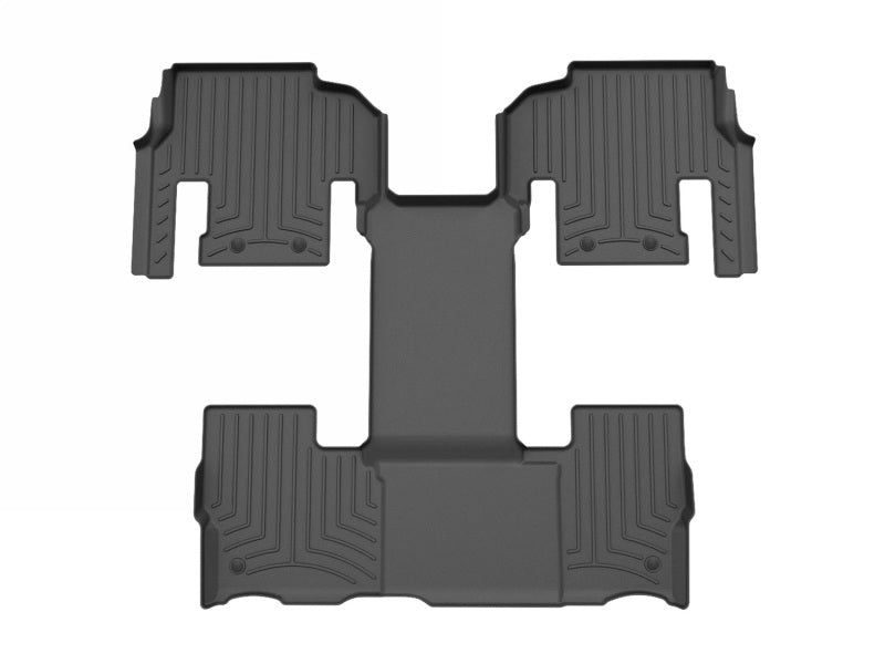 WeatherTech 22-24 Jeep Wagoneer (Incl. L) 8-Passenger Rear FloorLiner HP - Black