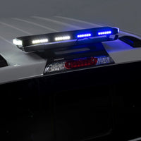 Putco 24In Universal 24In Tri Color Hornet Light (Amber/Blue/White) - LED Stealth Rooftop Strobe Bar