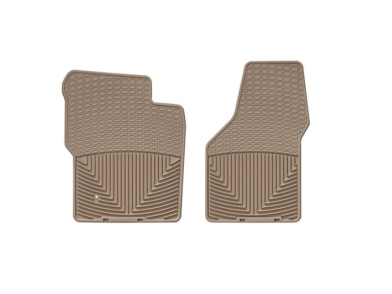 WeatherTech 99-07 Ford F250 Super Duty Crew Front Rubber Mats - Tan