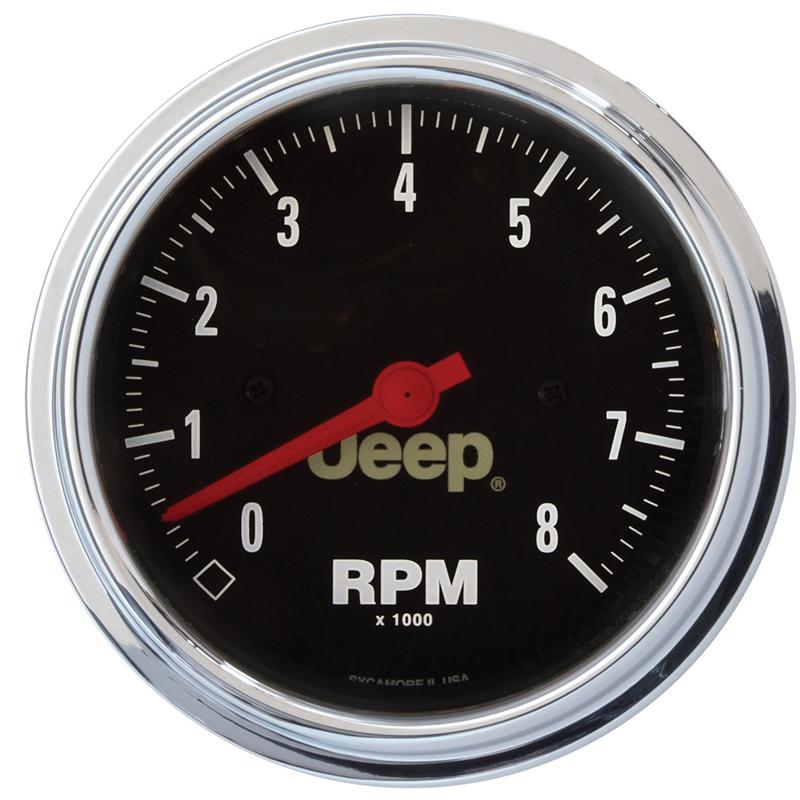Autometer Jeep 52.4mm Short Sweep Electronic 100-250 Def F Axle Temperature Gauge