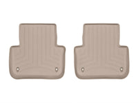 WeatherTech 13-15 Jaguar XF Rear FloorLiner - Tan