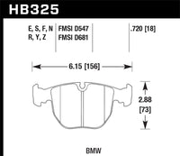 Hawk 01-03 BMW 530I 3.0L / 97-03 BMW 540I 4.4L / 96-01 740I 4.4L / 00-03 M5 5.0L / 01-06 M5 3.0L/4.4
