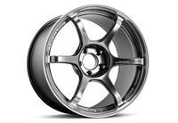 Advan RG-4 18x9.5 +25 5x112 Racing Hyper Black and Ring Wheel