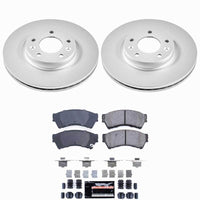 Power Stop 06-12 Ford Fusion Front Z23 Coated Brake Kit