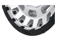 ICON Hammer Pro 17x8.5 / 5x5 / -6mm / 4.5in BS - Silver Machined