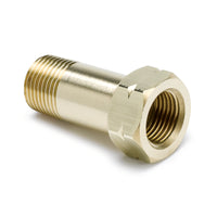 Autometer Fitting Adapter 3/8in NPT Male Extension Brass for Mechanical Temperature Gauge