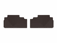 WeatherTech 19-26 Subaru Ascent 2nd Row Rear All-Weather Floor Mats - Cocoa