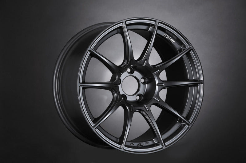SSR GTX01 18x9.5 5x114.3 15mm Offset Flat Black Wheel