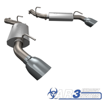QTP 2014-2015 Chevrolet Camaro SS 6.2L QTP AR3 Axle Back