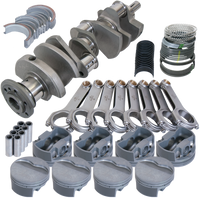 Eagle Pontiac 400 4.250in Crank 6.800in H-Beam -6cc Flat Top 4.185in Pistons Rotating Assembly