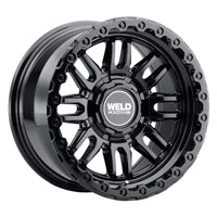 Weld Off-Road Swift 17x9in - 8x170 BP - ET-12 - 125.1mm CB - Gloss Black Wheel & Ring