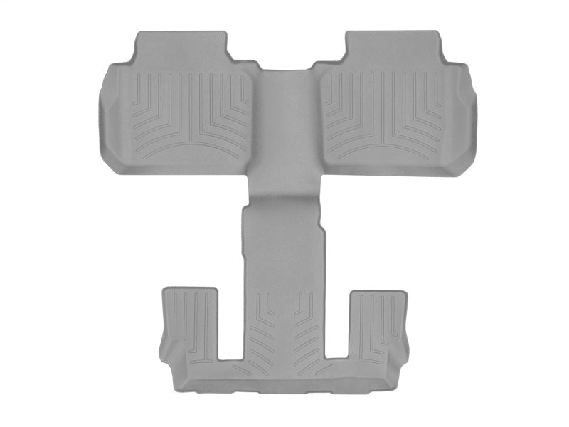 WeatherTech 17+ GMC Arcadia Rear FloorLiner - Grey (2nd Row Bucket Seats Only)