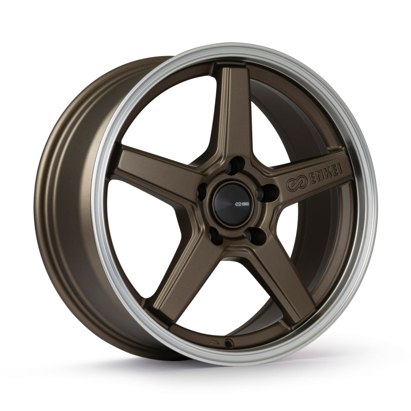 Enkei Quasar 19x8in / 5x112 BP / 45mm Offset / 72.6mm Bore - Matte Bronze Wheel