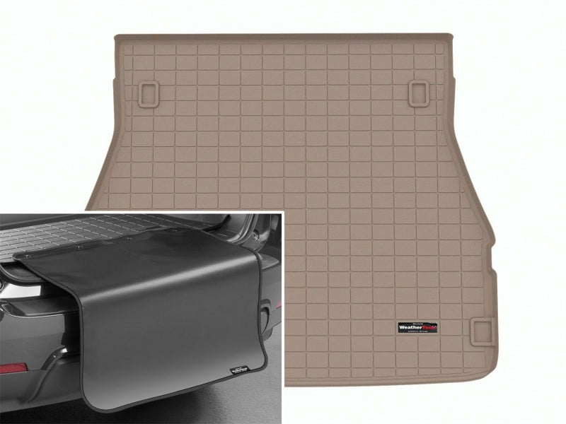 WeatherTech 2022 Lexus LX (7 Passenger Seating) Cargo Liner w/ Bumper Protector - Tan