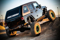 DV8 Offroad 07-18 Jeep Wrangler JK 2 Piece Fast Back Hard Top 4 Door - Black (DS Only)
