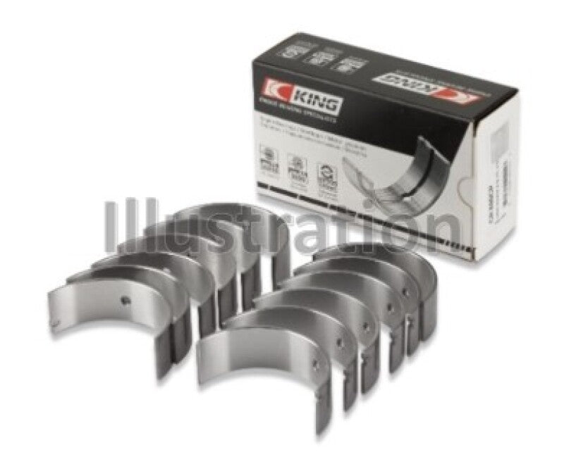 King Engine Bearings Chevrolet V6 173 (Size .026) Connecting Rod Bearings (Set of 6)