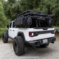 Go Rhino Xplor Flash Series Single Multi Function LED Light Bar (Track Mount) 10in. - Blk