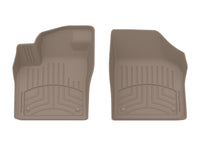 WeatherTech 2018+ Volkswagen Atlas w/2nd Row Bucket Seats Front FloorLiner HP - Tan