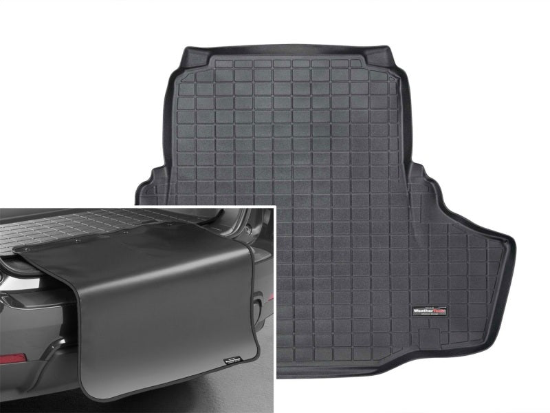 WeatherTech 2013+ Lexus GS Cargo Liner w/Bumper Protector - Black