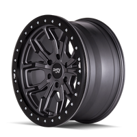 Dirty Life 9303 DT-1 17x9/5x114.3 BP/-12mm Offset/72.6mm Hub Matte Gunmetal Wheel - Beadlock