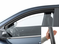 WeatherTech 18-24 Chevrolet Equinox Front Front Side Window Deflectors - Matte Blk