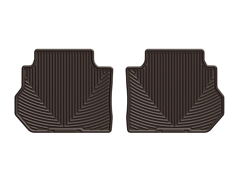 WeatherTech 17+ GMC Acadia / Acadia Denali Rear Rubber Mats - Cocoa