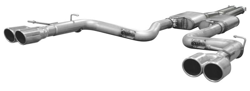 aFe MACHForce XP Exhaust Cat-Back 2.5in Dia Carbon Fiber Tips SS-304 07-13 BMW M3 (E92/93) V8 4.0L