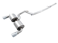AWE Tuning Ford Focus RS Touring Edition Cat-Back Exhaust- Non-Resonated - Chrome Silver Tips