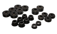 Energy Suspension Ford Bronco Body Mount Set - Black