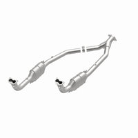 MagnaFlow Direct Fit Catalytic Converter OEM 2003 Land Rover Discovery Underbody